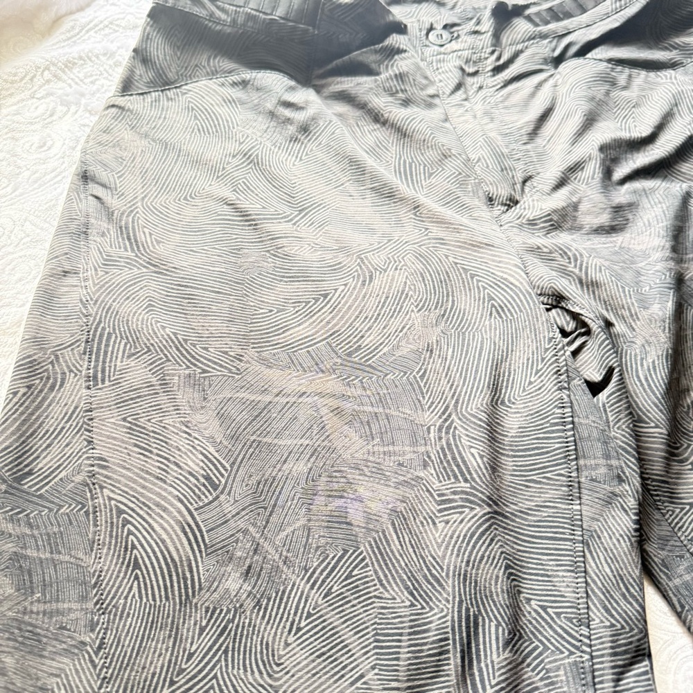 Patagonia Performance Shorts Gray Pattern Zip Poc… - image 5